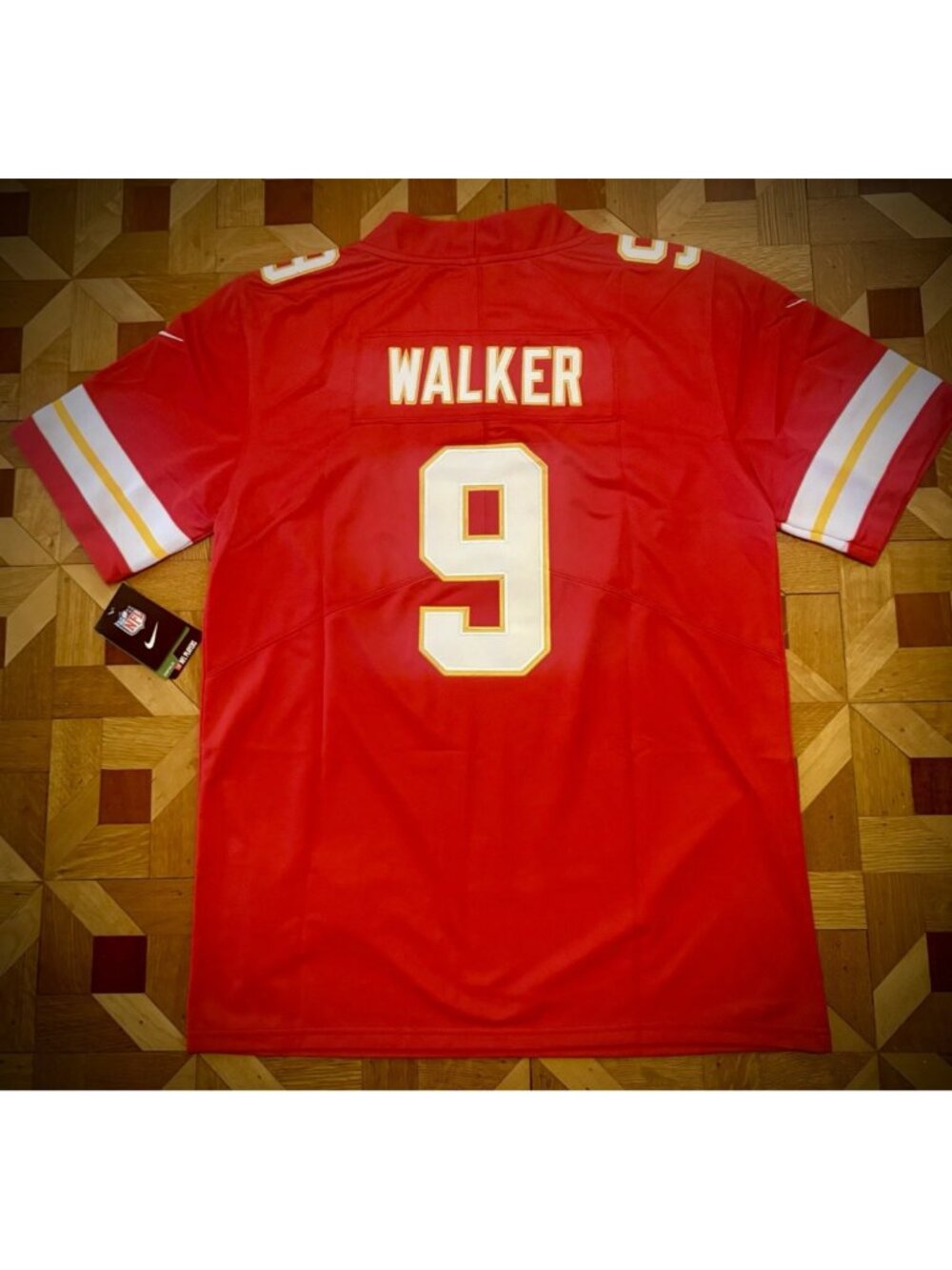 Kenneth Walker III Youth kid Red Jersey Vapor Stitched